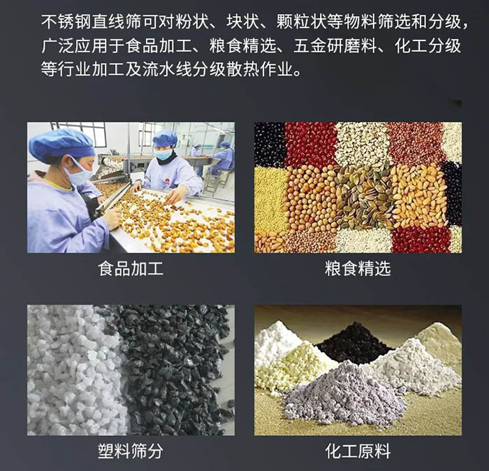 簡(jiǎn)單小型振動(dòng)篩圖片應(yīng)用領(lǐng)域