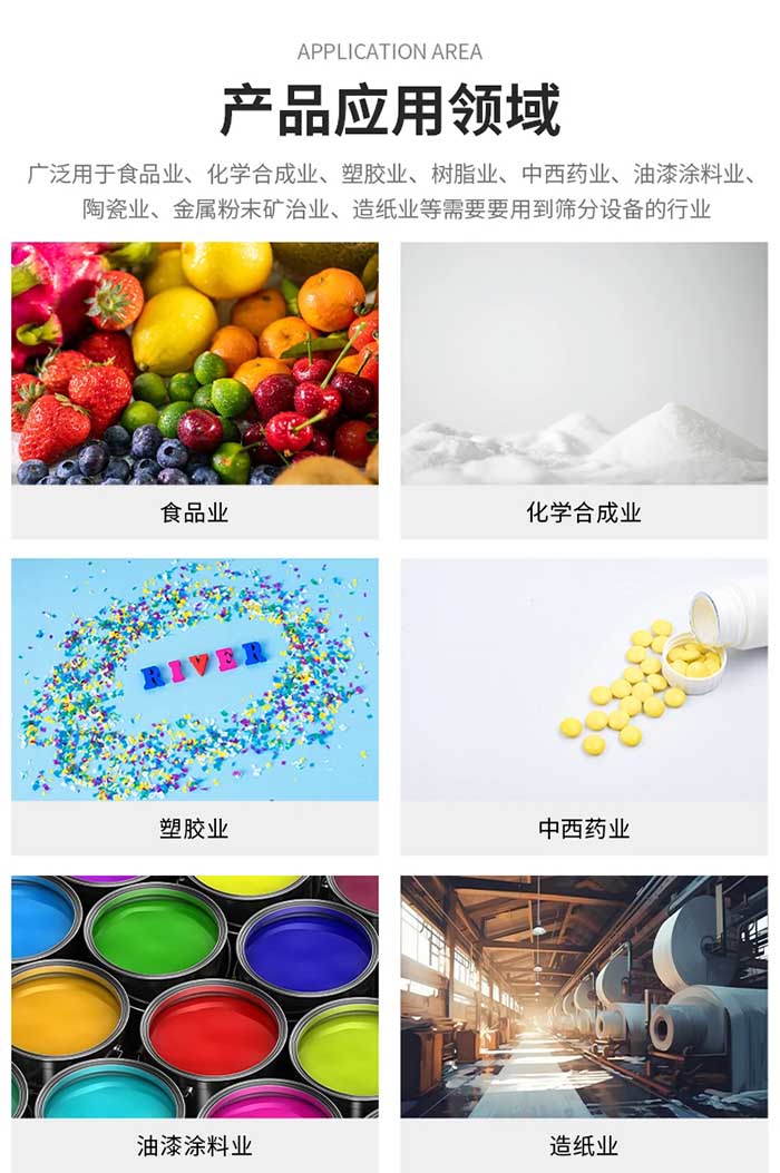 水平篩直線篩應用領域